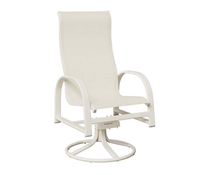 Murphy High Back Sling Swivel Rocker Dining Chair