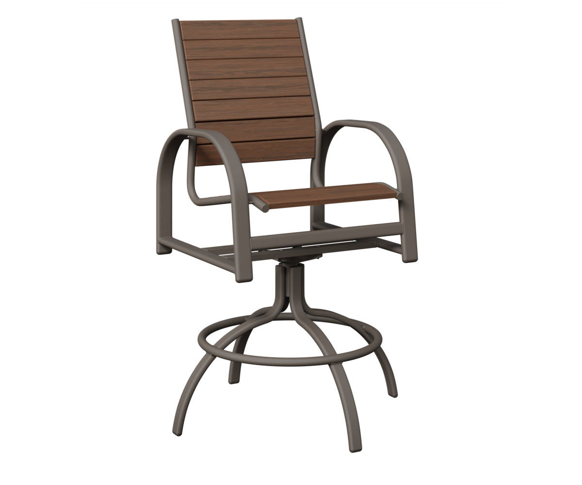 Murphy Poly Swivel Bar Chair