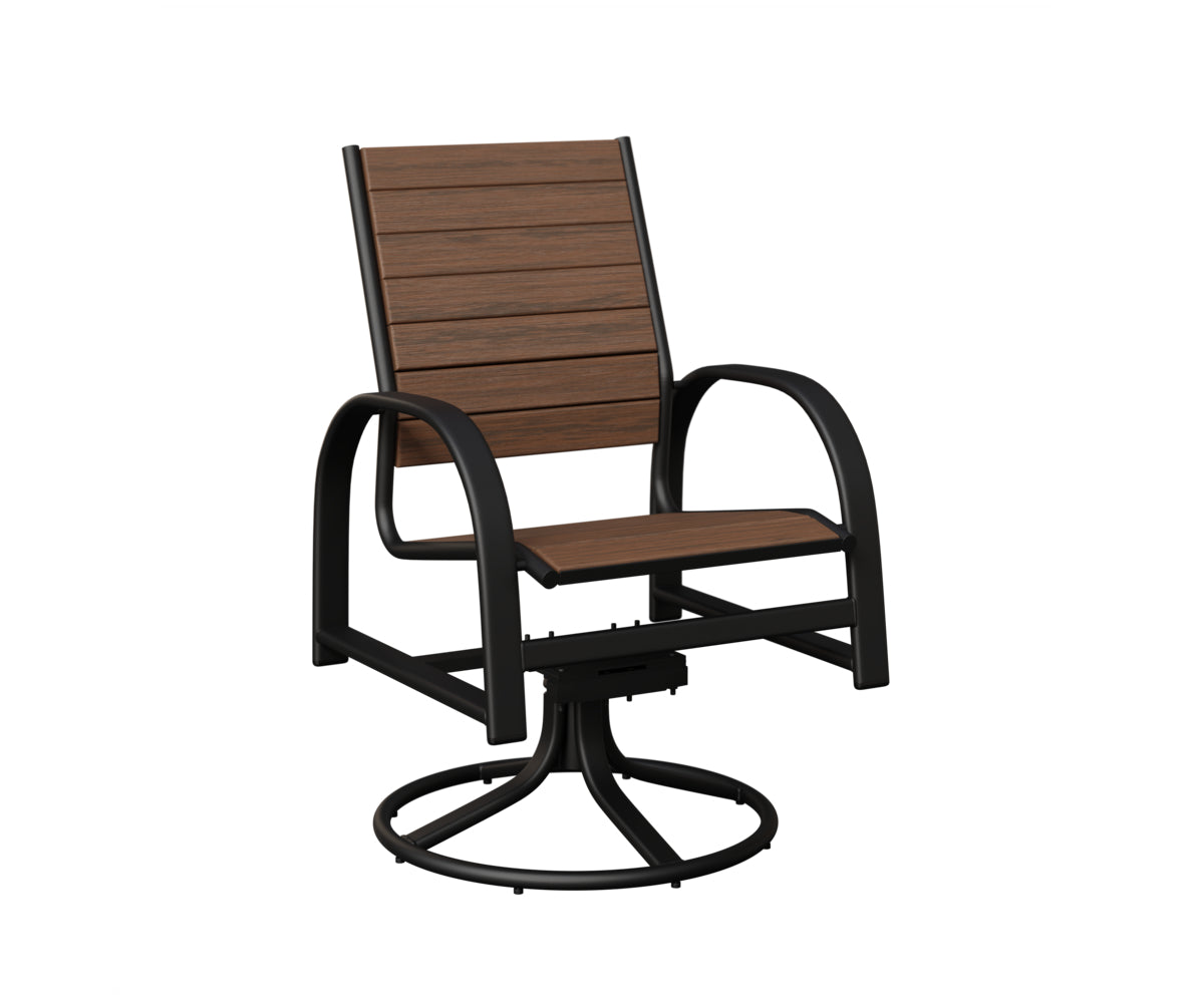 Murphy Poly Swivel Rocker Dining Chair