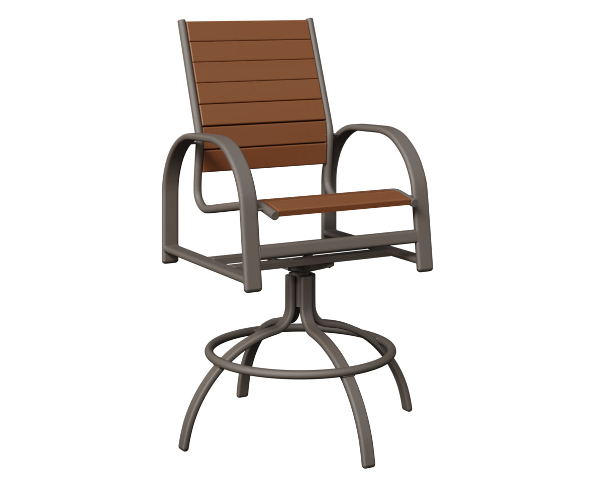 Murphy Poly Swivel Bar Chair