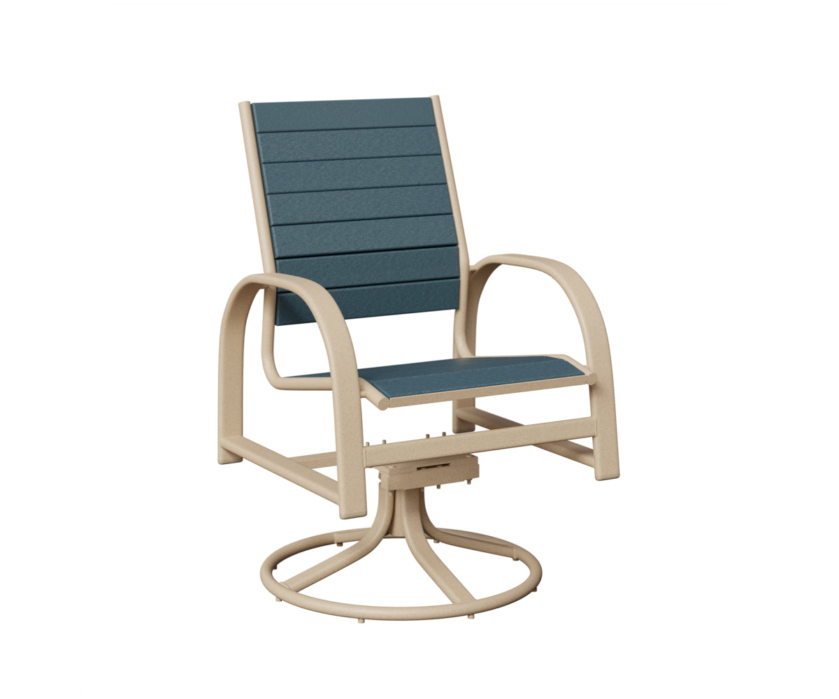 Murphy Poly Swivel Rocker Dining Chair