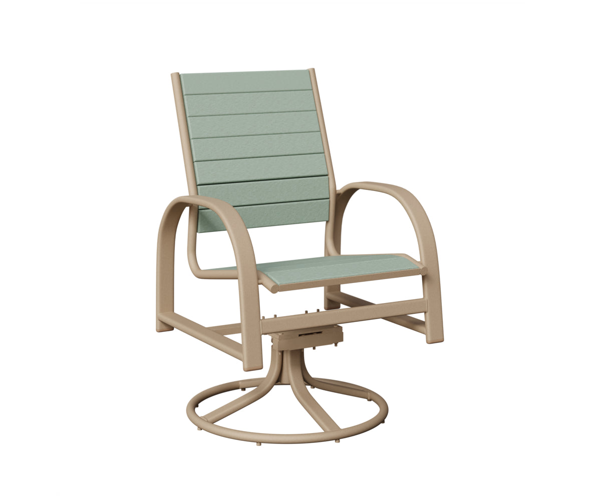Murphy Poly Swivel Rocker Dining Chair