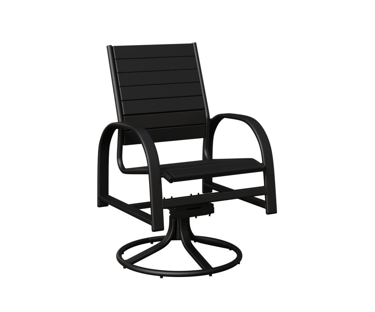 Murphy Poly Swivel Rocker Dining Chair