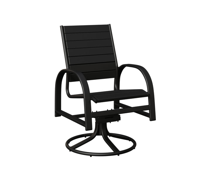 Murphy Poly Swivel Rocker Dining Chair