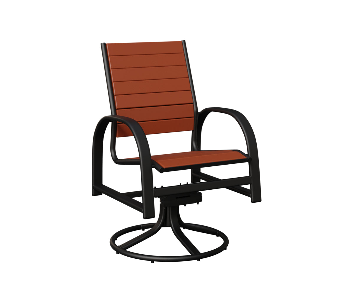 Murphy Poly Swivel Rocker Dining Chair