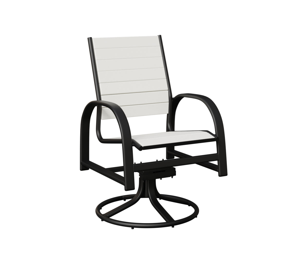 Murphy Poly Swivel Rocker Dining Chair