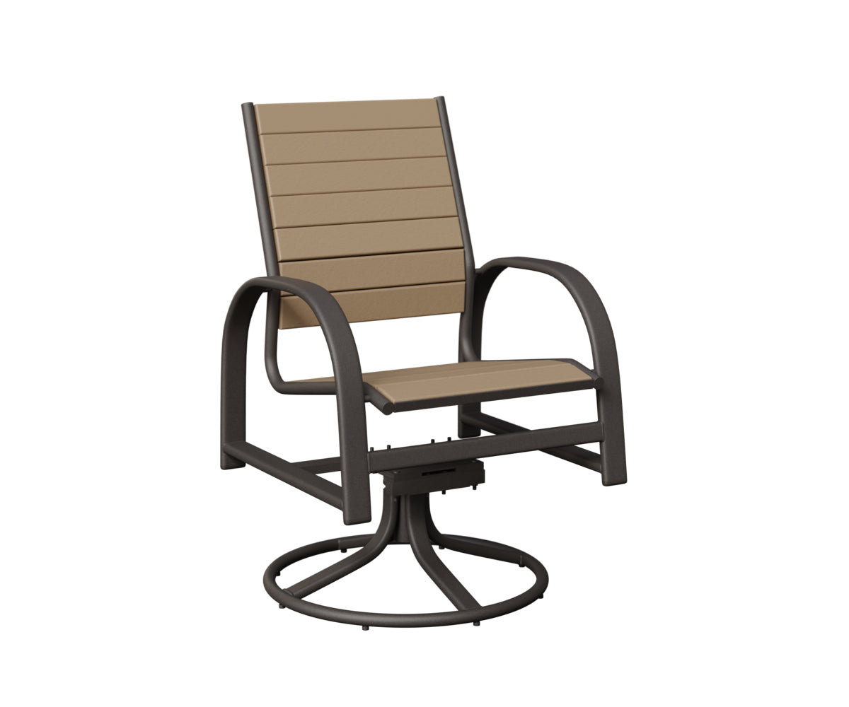 Murphy Poly Swivel Rocker Dining Chair