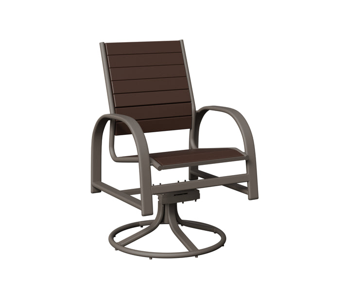 Murphy Poly Swivel Rocker Dining Chair