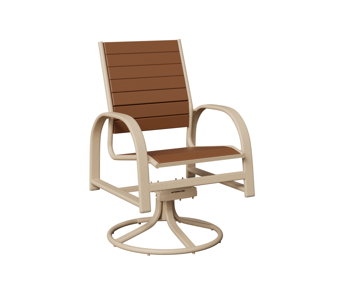 Murphy Poly Swivel Rocker Dining Chair