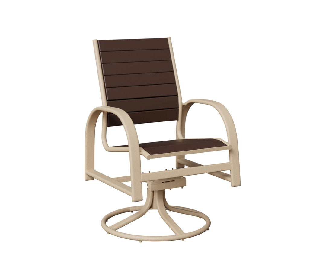 Murphy Poly Swivel Rocker Dining Chair