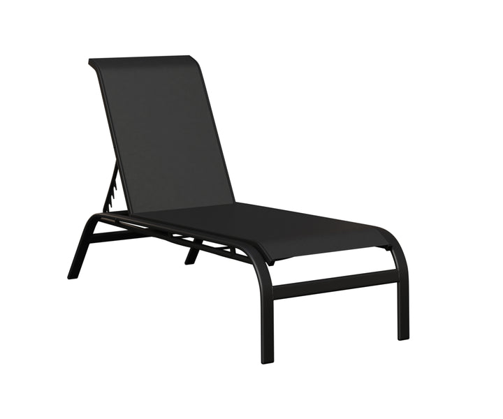 Murphy Sling Chaise Lounge Without Arms