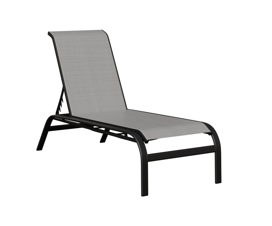 Murphy Sling Chaise Lounge Without Arms