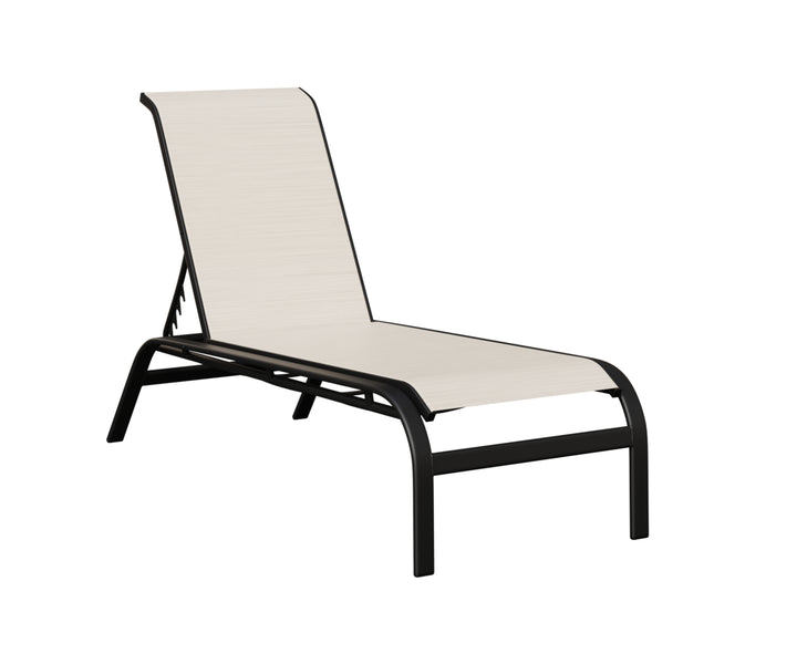 Murphy Sling Chaise Lounge Without Arms