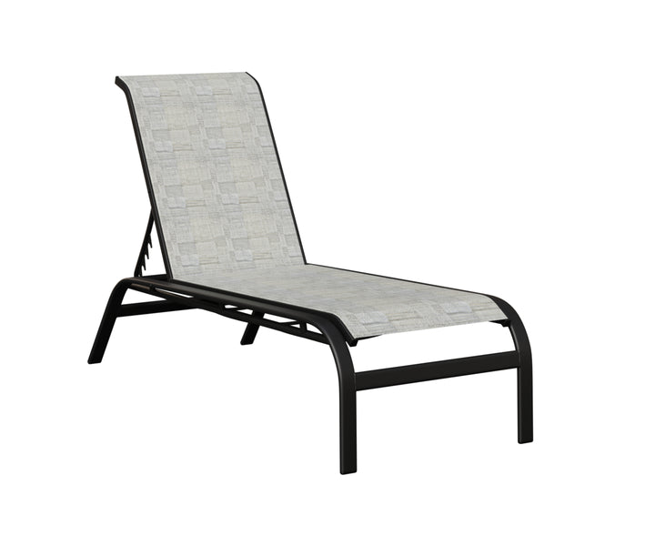 Murphy Sling Chaise Lounge Without Arms