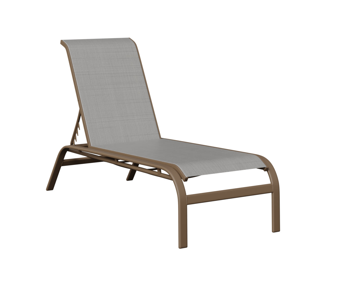 Murphy Sling Chaise Lounge Without Arms
