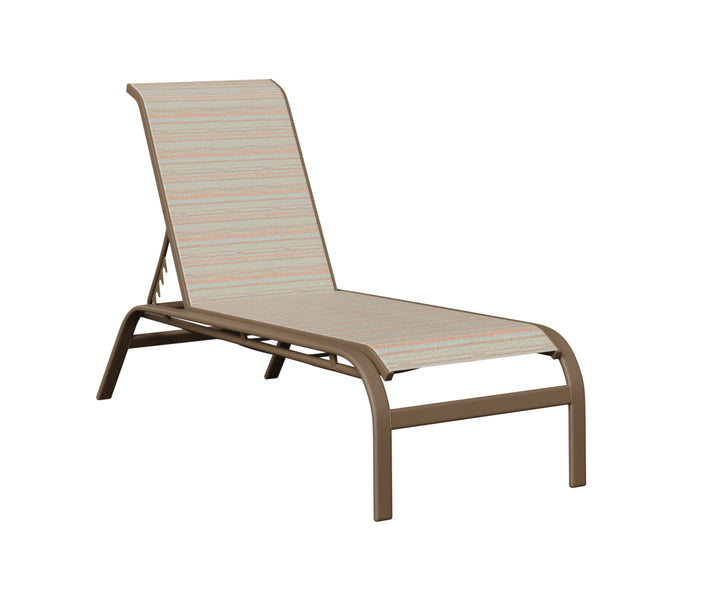 Murphy Sling Chaise Lounge Without Arms