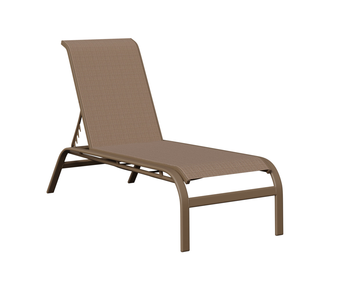 Murphy Sling Chaise Lounge Without Arms