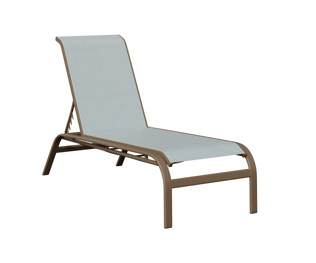 Murphy Sling Chaise Lounge Without Arms