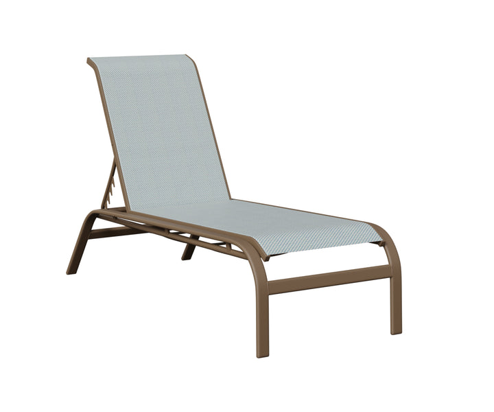 Murphy Sling Chaise Lounge Without Arms