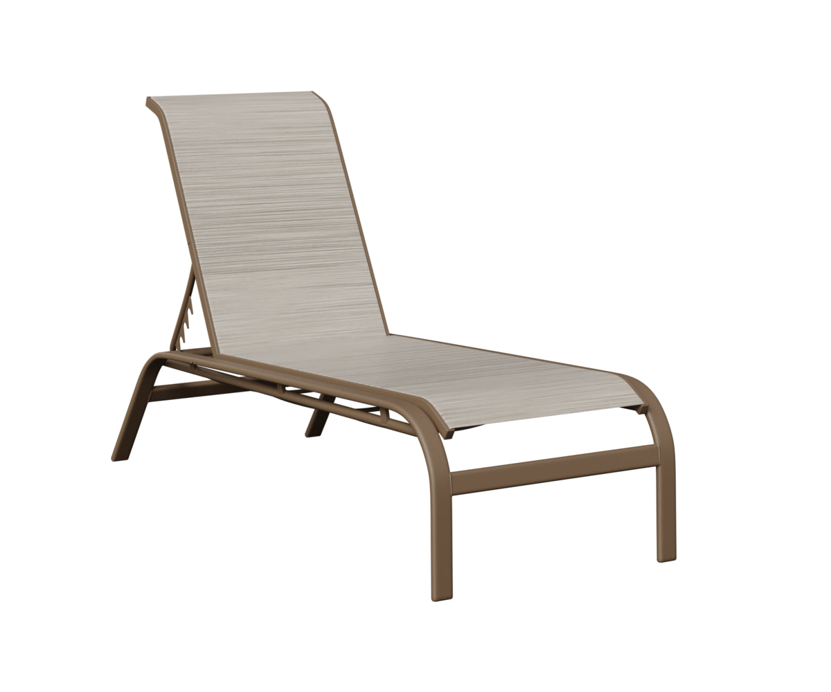 Murphy Sling Chaise Lounge Without Arms