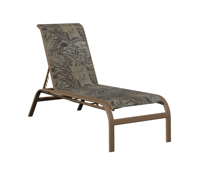 Murphy Sling Chaise Lounge Without Arms