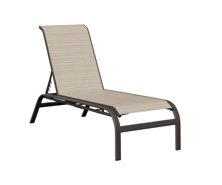 Murphy Sling Chaise Lounge Without Arms