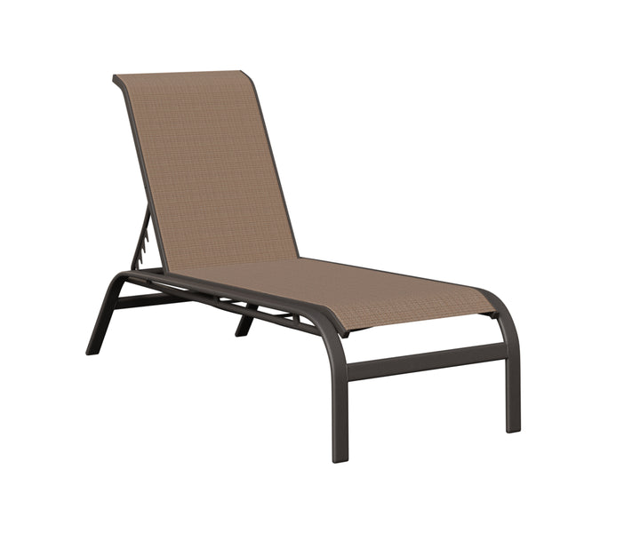 Murphy Sling Chaise Lounge Without Arms