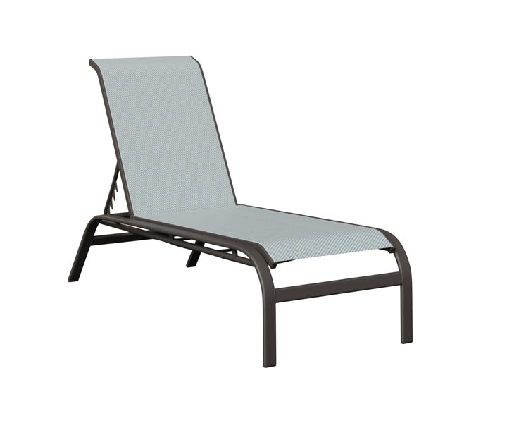 Murphy Sling Chaise Lounge Without Arms