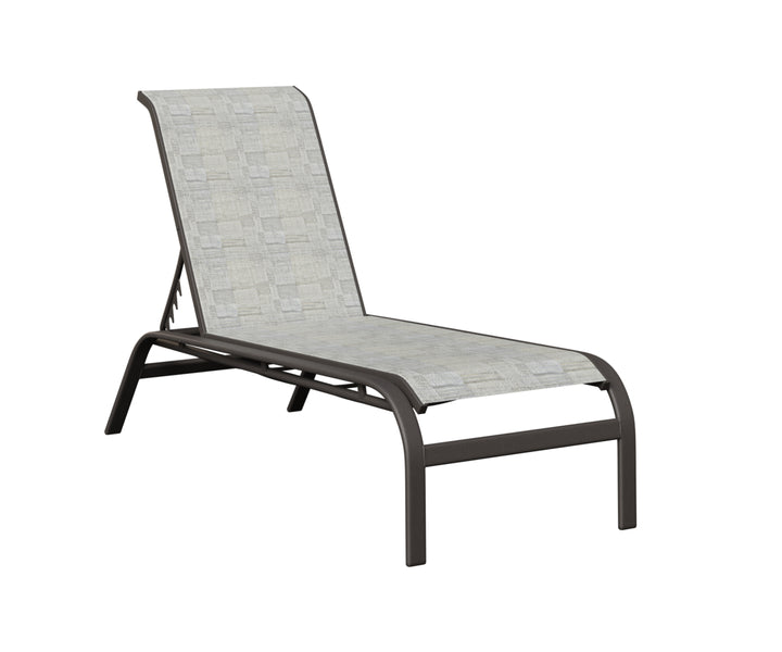 Murphy Sling Chaise Lounge Without Arms