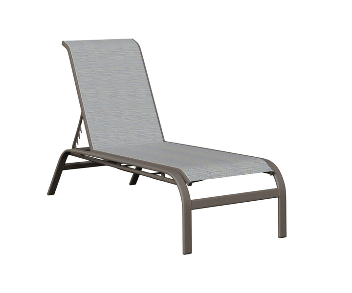 Murphy Sling Chaise Lounge Without Arms