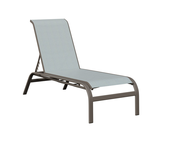 Murphy Sling Chaise Lounge Without Arms