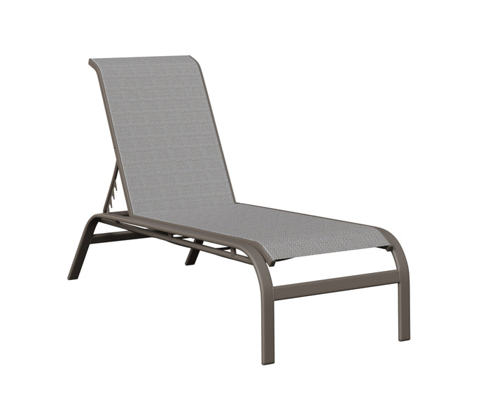 Murphy Sling Chaise Lounge Without Arms