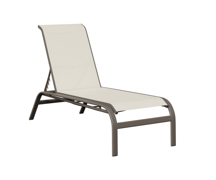 Murphy Sling Chaise Lounge Without Arms