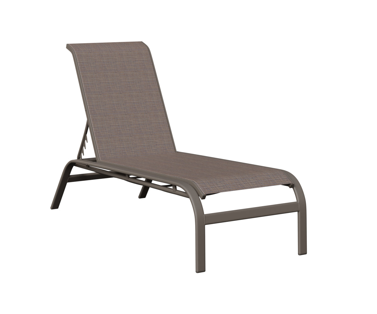 Murphy Sling Chaise Lounge Without Arms