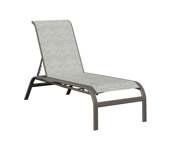 Murphy Sling Chaise Lounge Without Arms