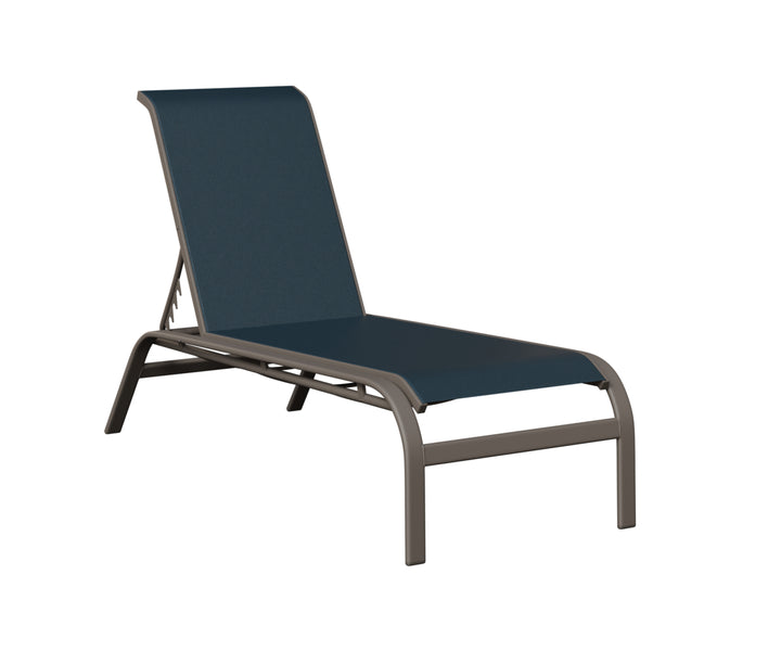 Murphy Sling Chaise Lounge Without Arms