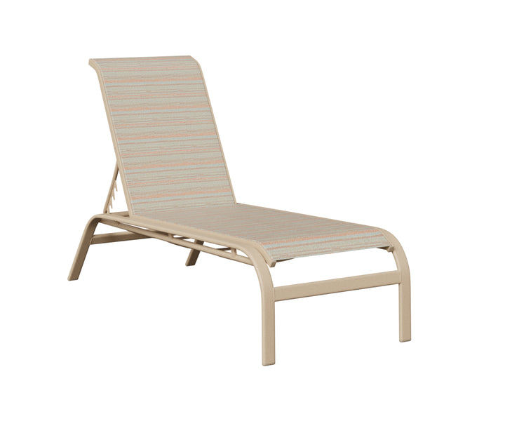 Murphy Sling Chaise Lounge Without Arms