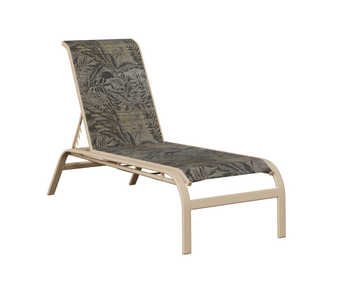 Murphy Sling Chaise Lounge Without Arms