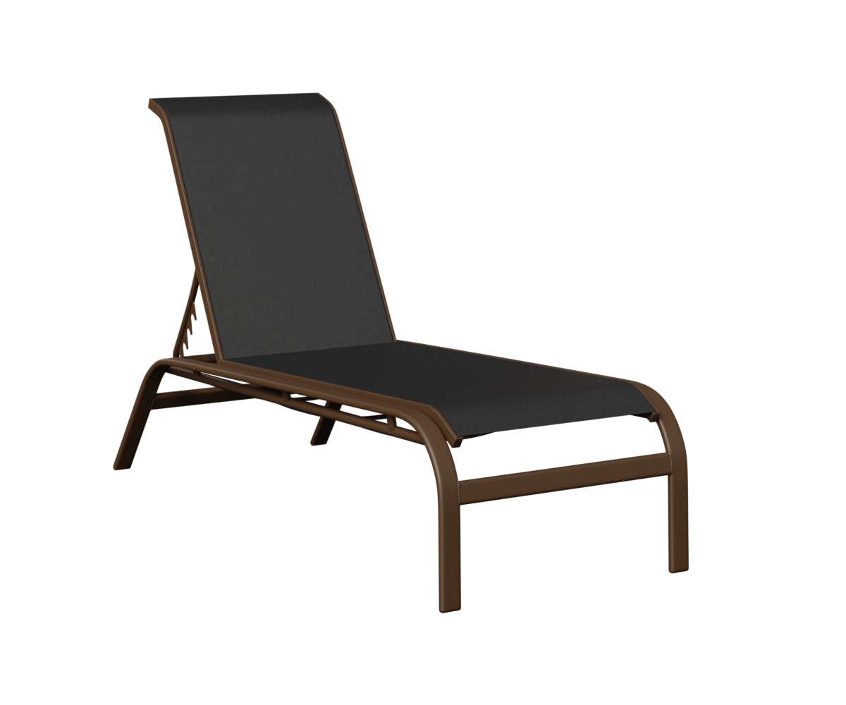 Murphy Sling Chaise Lounge Without Arms