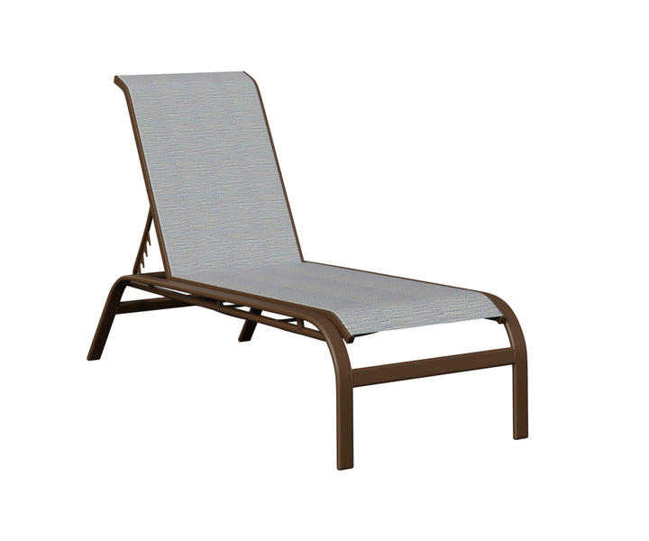Murphy Sling Chaise Lounge Without Arms