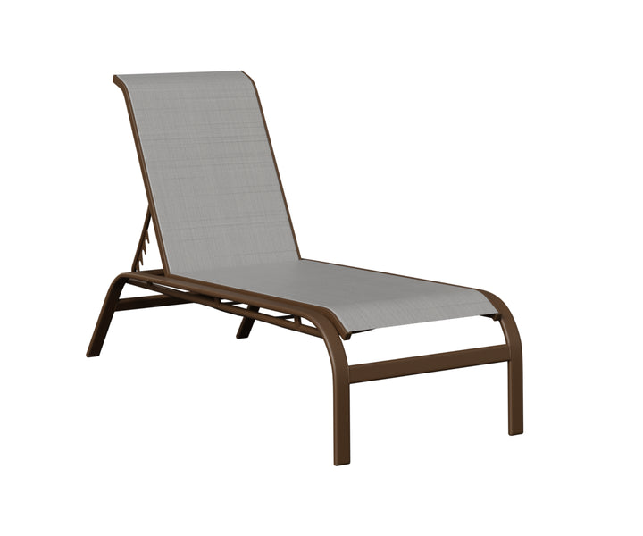 Murphy Sling Chaise Lounge Without Arms