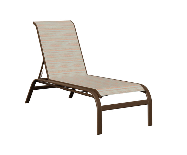 Murphy Sling Chaise Lounge Without Arms
