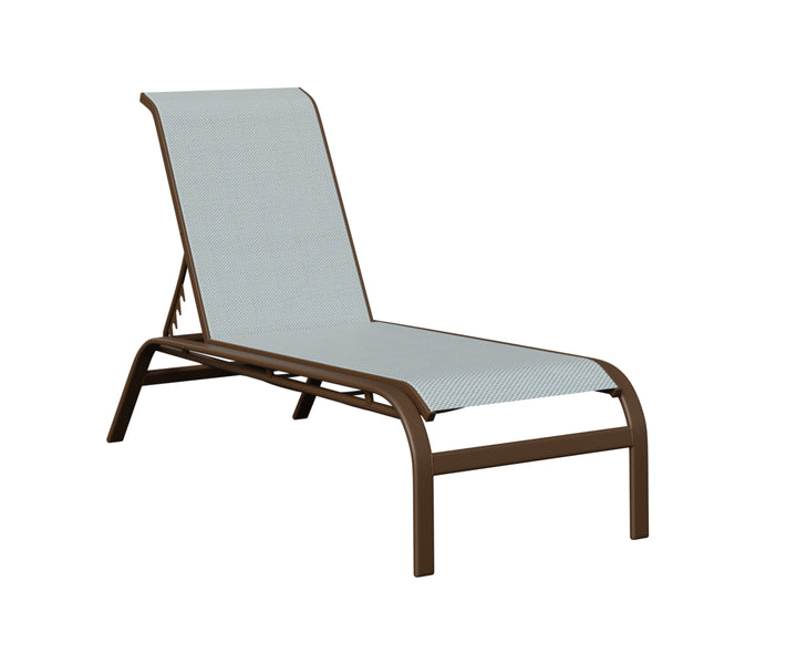 Murphy Sling Chaise Lounge Without Arms