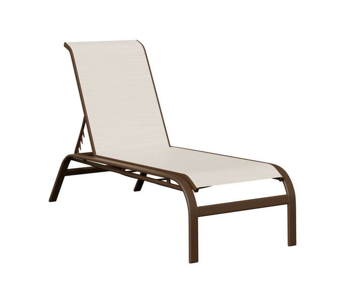 Murphy Sling Chaise Lounge Without Arms