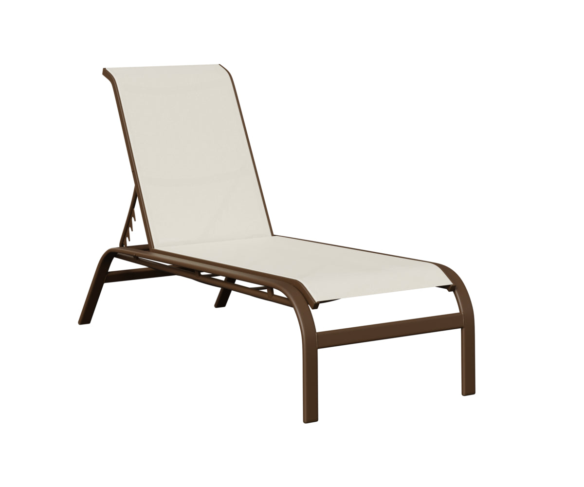 Murphy Sling Chaise Lounge Without Arms