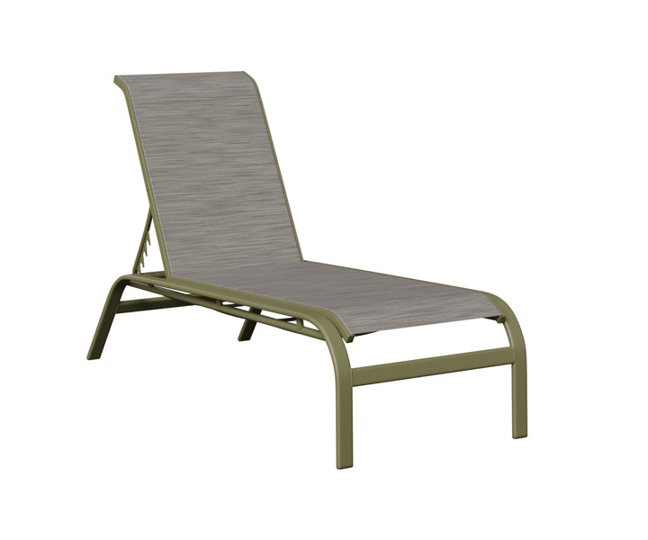Murphy Sling Chaise Lounge Without Arms