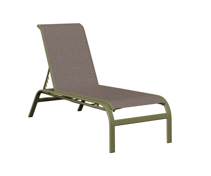 Murphy Sling Chaise Lounge Without Arms