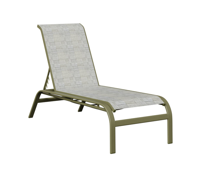 Murphy Sling Chaise Lounge Without Arms