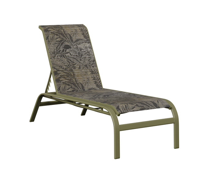 Murphy Sling Chaise Lounge Without Arms