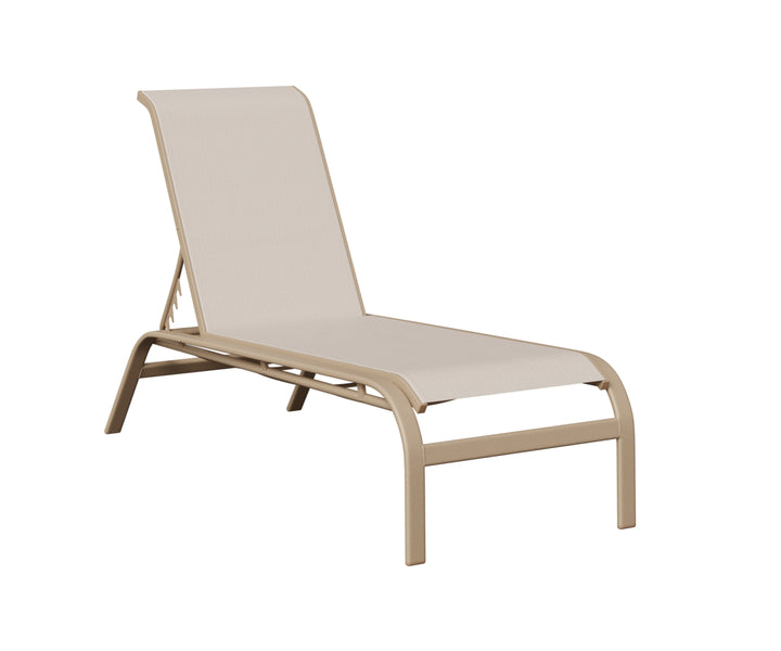 Murphy Sling Chaise Lounge Without Arms